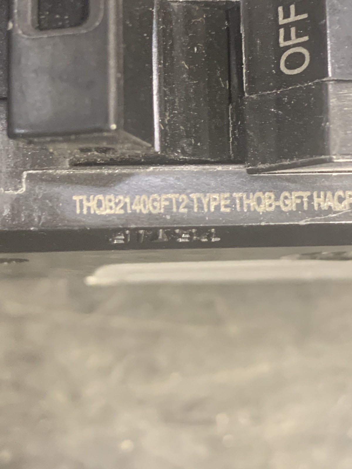 GE THQB2140GFT2 Miniature Circuit Breaker 2 Pole, 40A GFCI, 10kA @ 120/240VAC