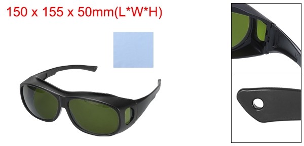 Welding Glasses IR Shade 5 Green CE Certified Protective Glasses Wrap-Around Len