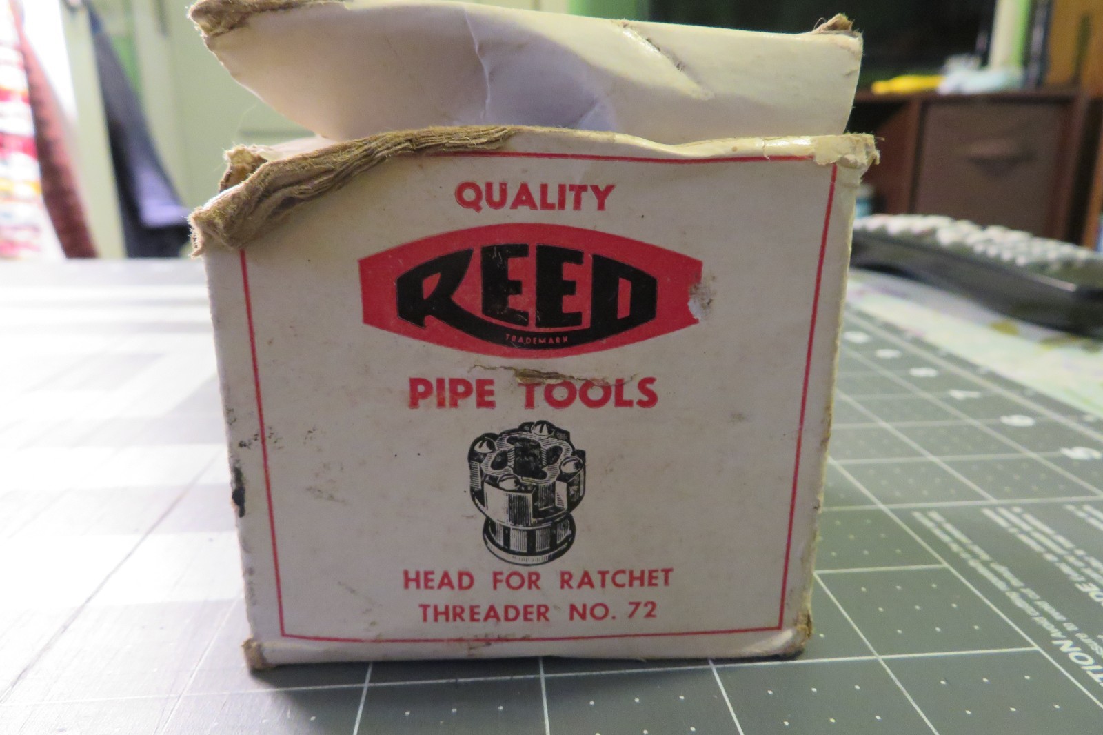 Reed Die with Ratchet Die Head Pipe Threading Threader