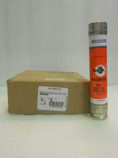 New Lot Shawmut Smart Spot A6D60R 60 Amp Fuses LPS RK 60SP NEW LOOK NIB