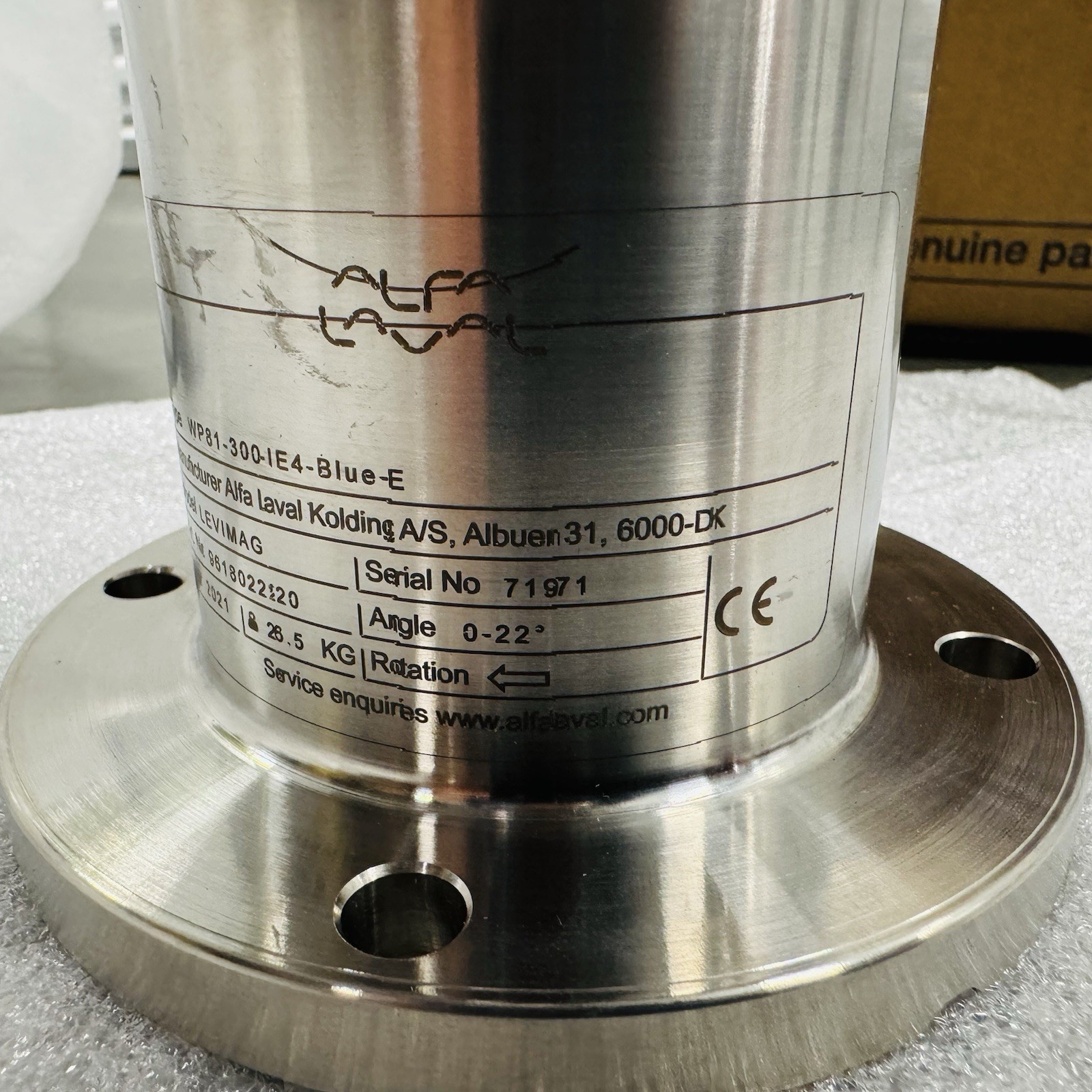 Alfa laval 9615433802 Drive Unit Flange / Type: WP81-300-IE4-Blue-E