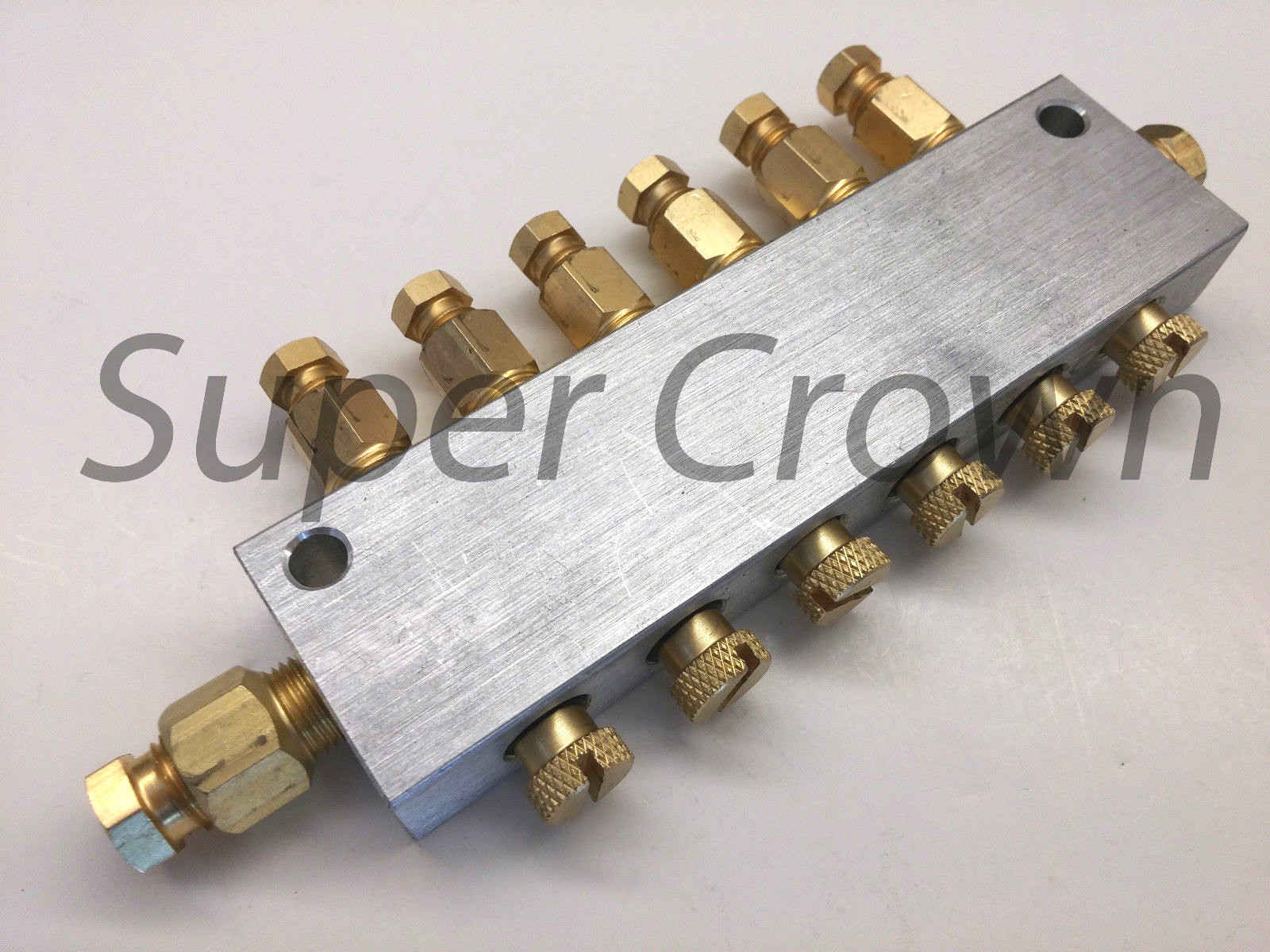 Adjustable Aluminum Lube Oil Joint Manifold Seat Bijur Grinder Showa CNC7 8 10 1