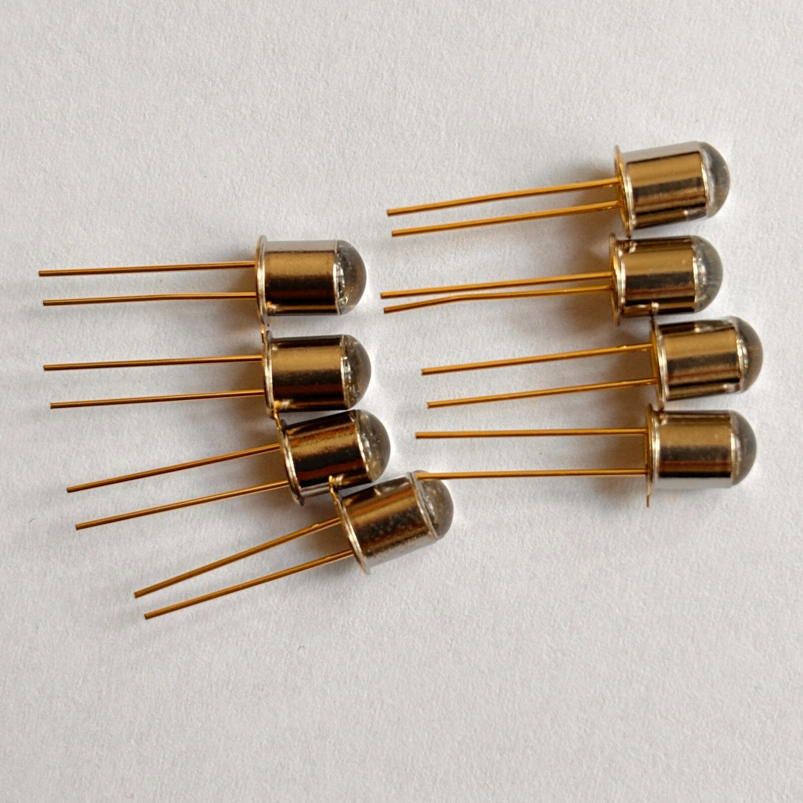 10pcs TO46 TO18 Metal-Glass 365nm-500nm UV Blue LED Diode for meansurement