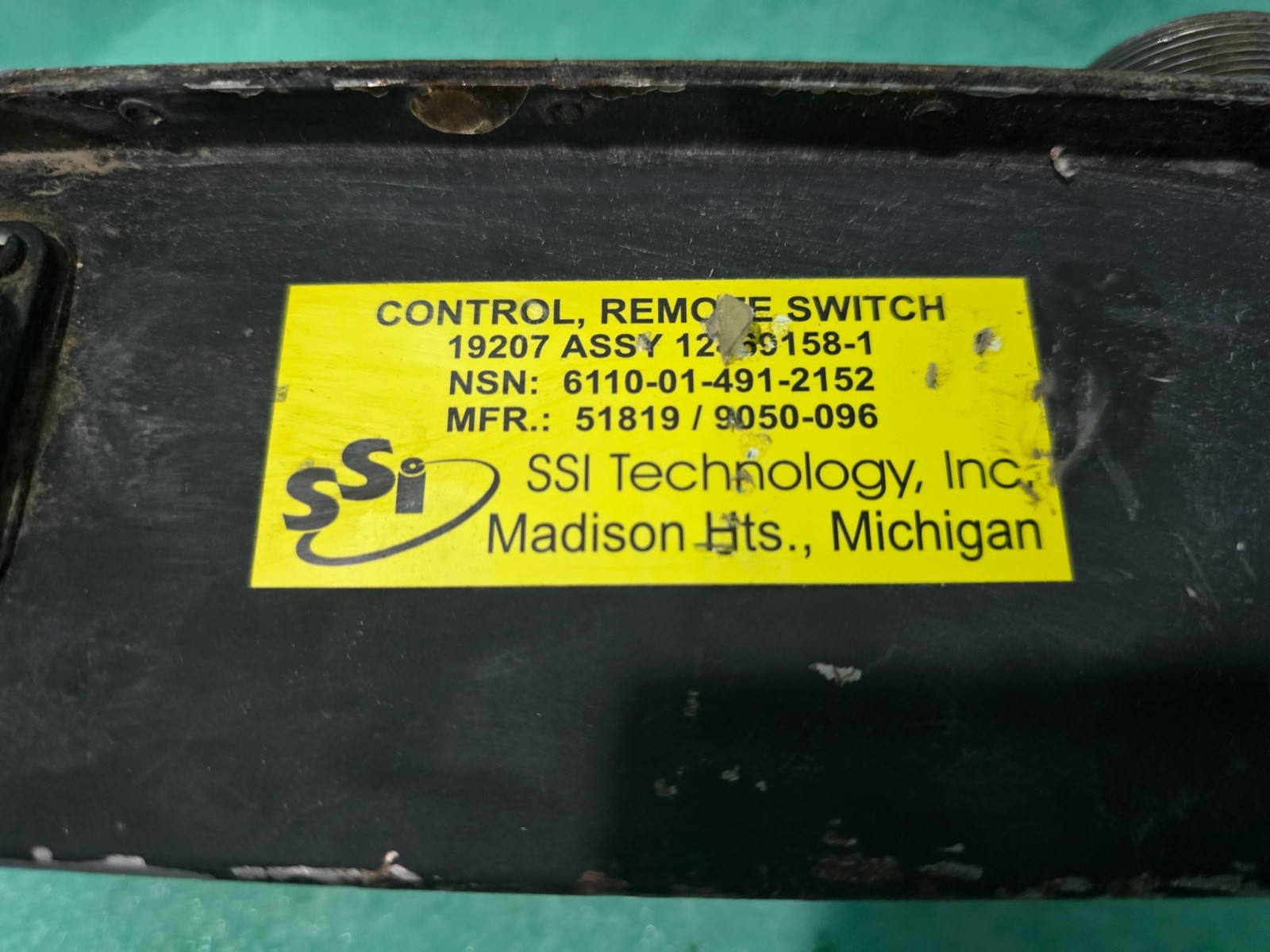SSI Technology 9050-096 Remote Switching Control Module HMWV 24V 12469158-1