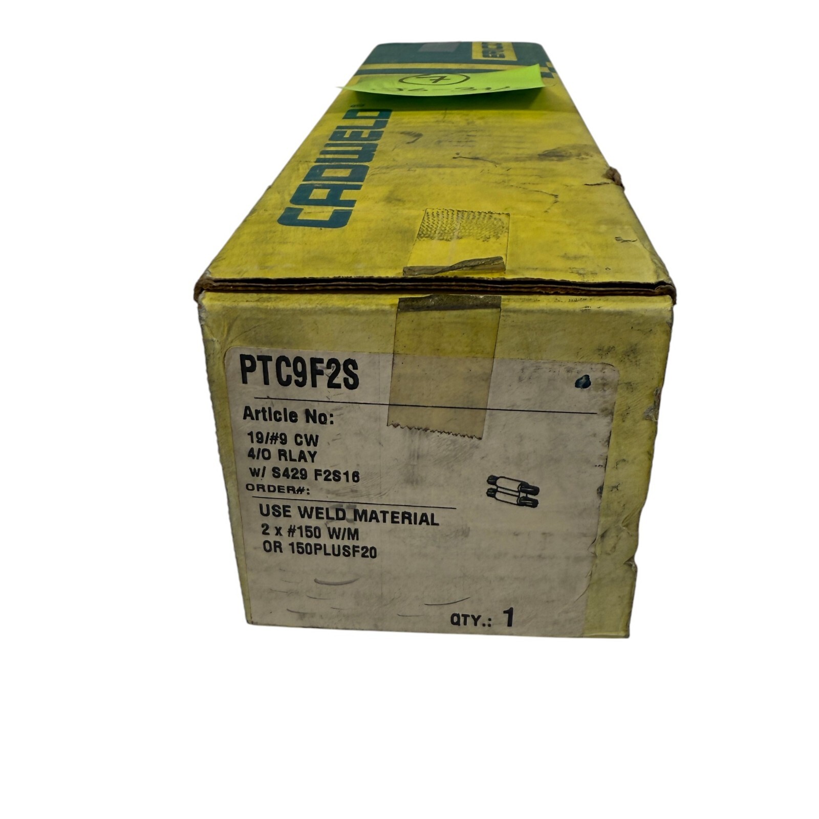 Erico Cadweld PTC9F2S Graphite Mold Cable to Cable PT 19/#9 Copperweld 4/0