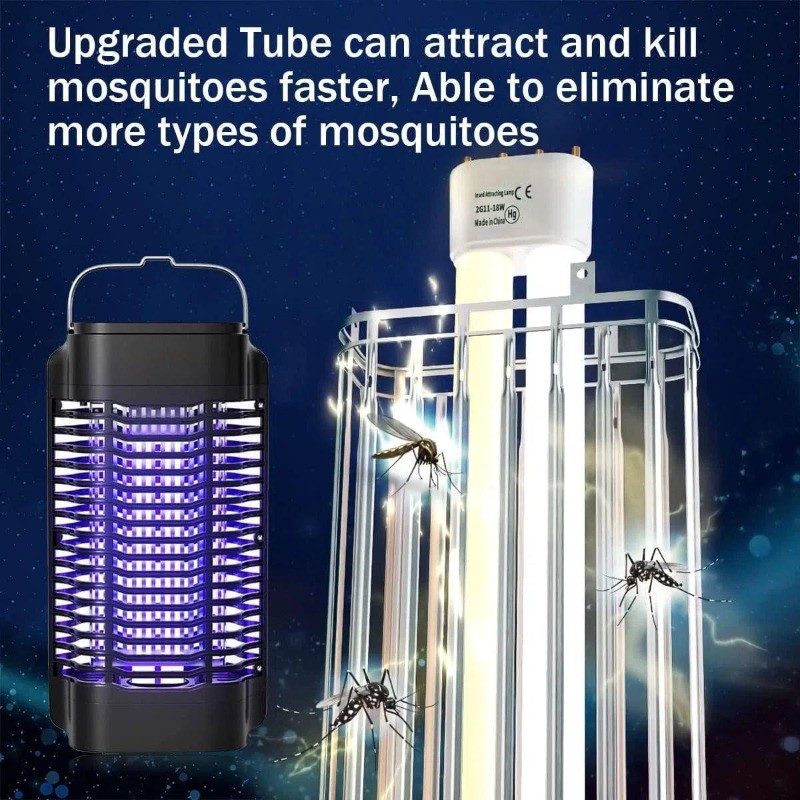 Bug Zapper Outdoor/Indoor,Portable Mosquito Zapper Electronic Fly Insects Zapper