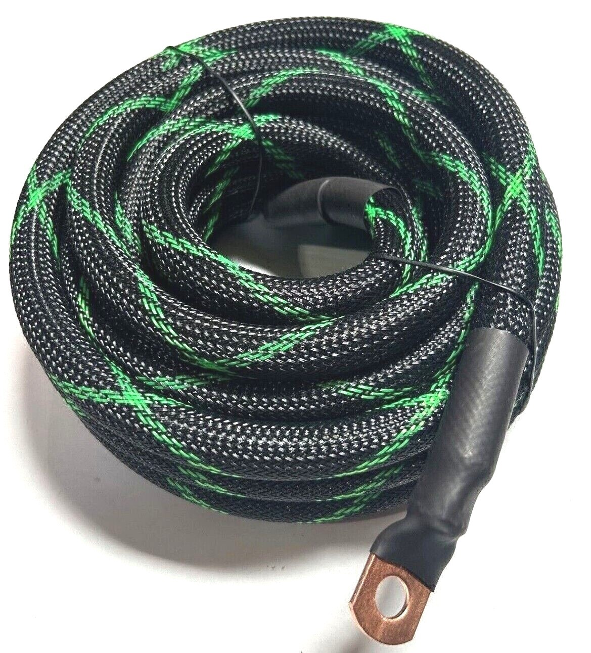 1/0 GAUGE BRAIDED SLEEVING AWG 100% OFC COPPER AMPLIFIER WIRING INSTALL KIT LOT