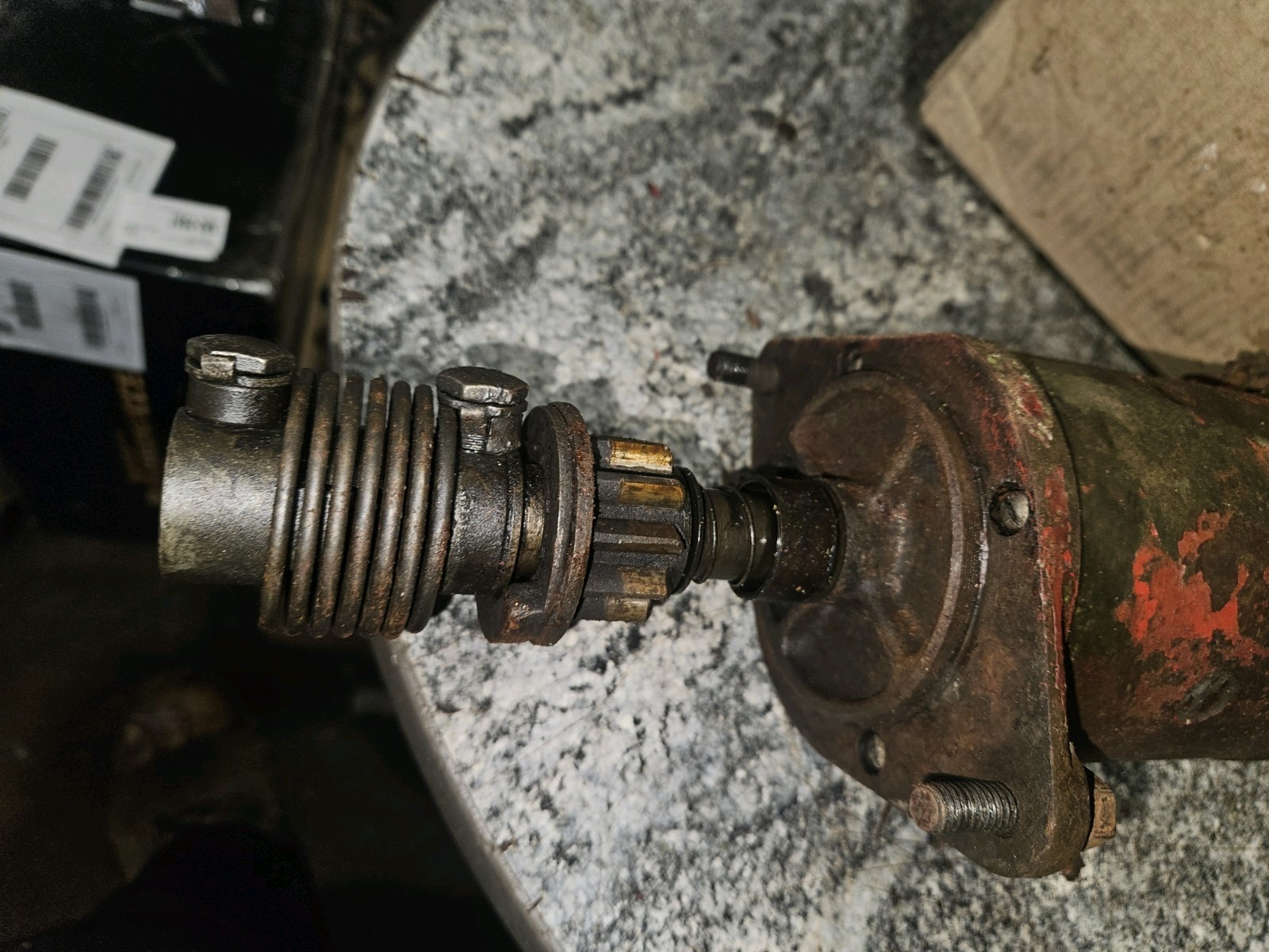 Massey Harris 81 22 Tractor 6V starter MH Auto Lite #MZ4072 WITH Bolts Tested