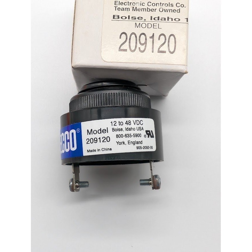 ECCO 209120 Electronic Control Co 12-48 VDC Continuous Audible Signal Device