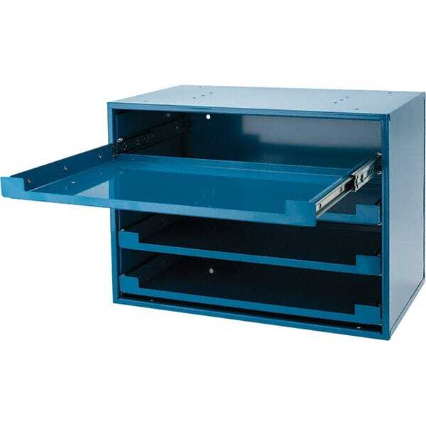 Slide Drawer Cabinet Frame: 4 Slide-Out Racks, 12-1/2″ D x 20-1/2″ W x 14-5/8″ H