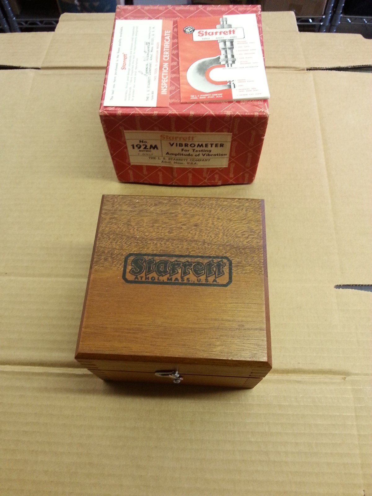 Starrett 192MZ Vibrometer .02mm Graduation Metric IN STOCK VINTAGE!
