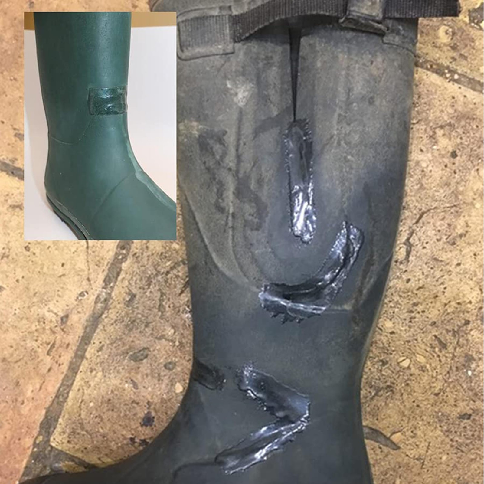 Footwear Repair Kit Boots Shoes Waders Waterproof Durable Adhesive Fix