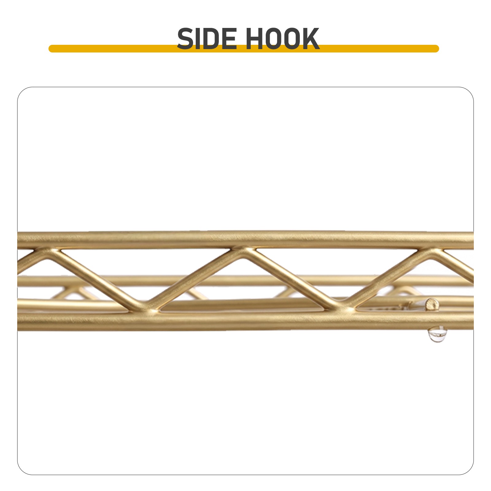 54x29x150cm 5-Layer Iron Adjustable Deformable Display Retail Rack High Gloss