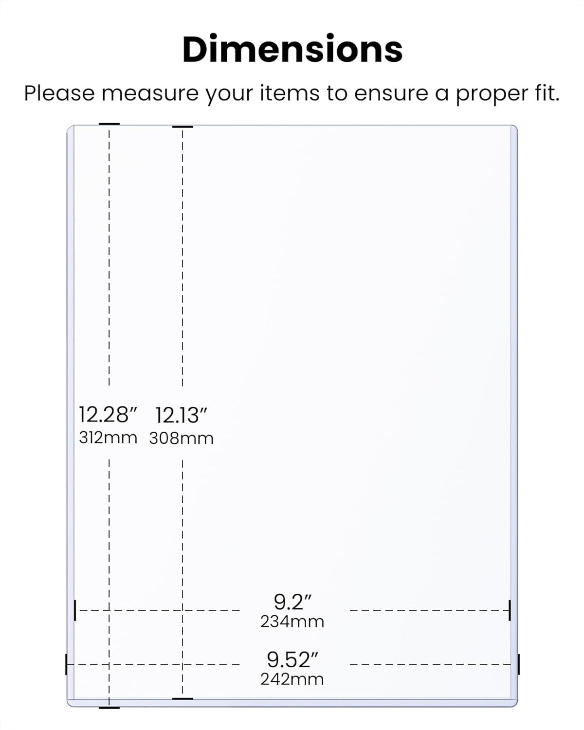 9X12 Toploader – Clear Semi-Rigid PVC Sheet Protectors, Hard Plastic Sleeves …