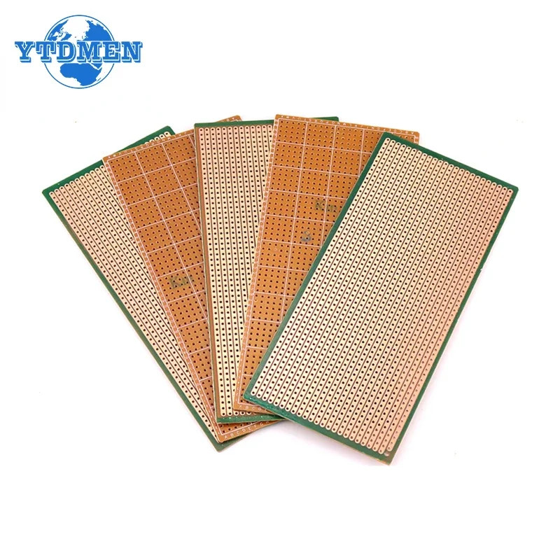 5/10PC 65x145mm Single Sided PCB Protoboard Matrix Circuit Board DIY 1.2mm Thick