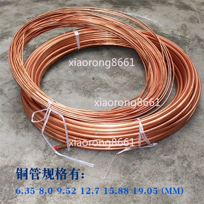 Refrigeration Tubing Copper Tubing Coil Capillary OD1.6 /2.0 /2.5 /3.0 /19.05mm