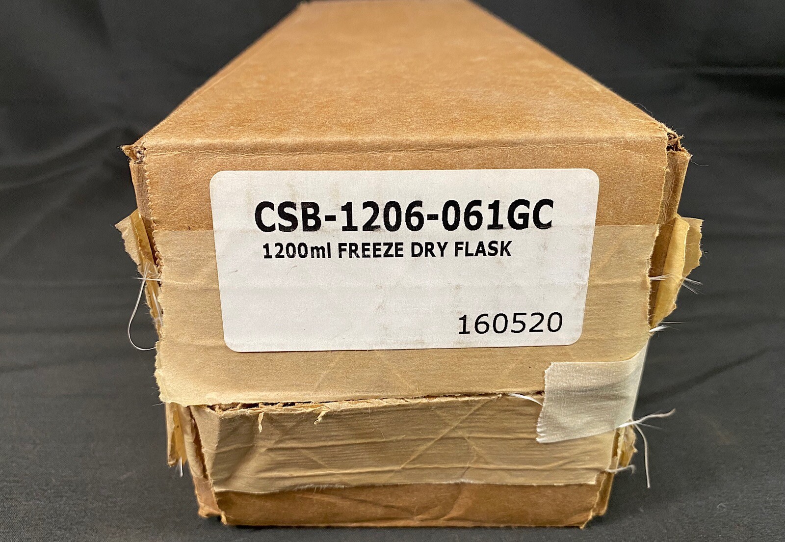 CS 1200mL Virtis Style Glass Freeze Dry Lyophilizer Flask Bottom Only