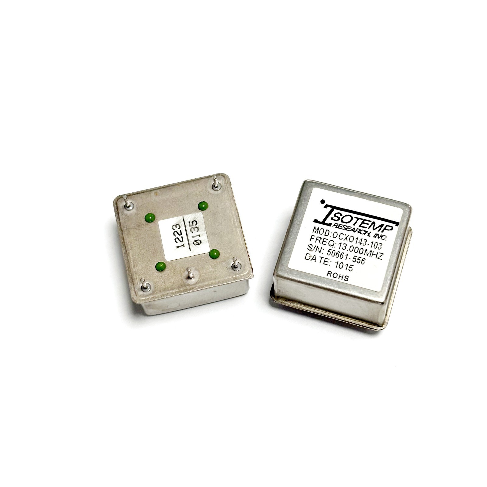 ISOTEMP 143-103 50661-556 13.000 MHz OCXO Crystal Oscillator 5VDC Square Wave