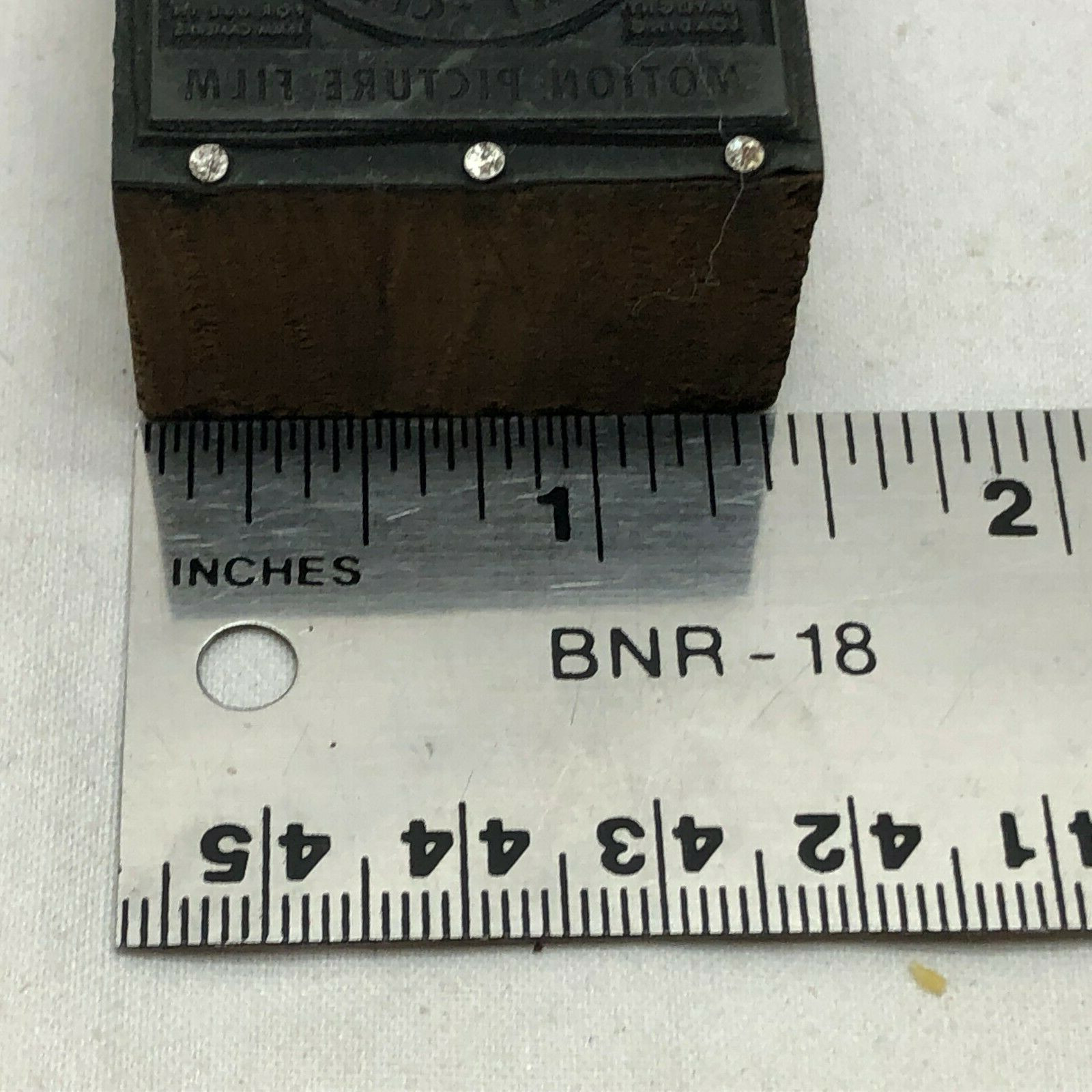Vintage Printers Block Advertising Fil-M-Art Cleveland Ohio