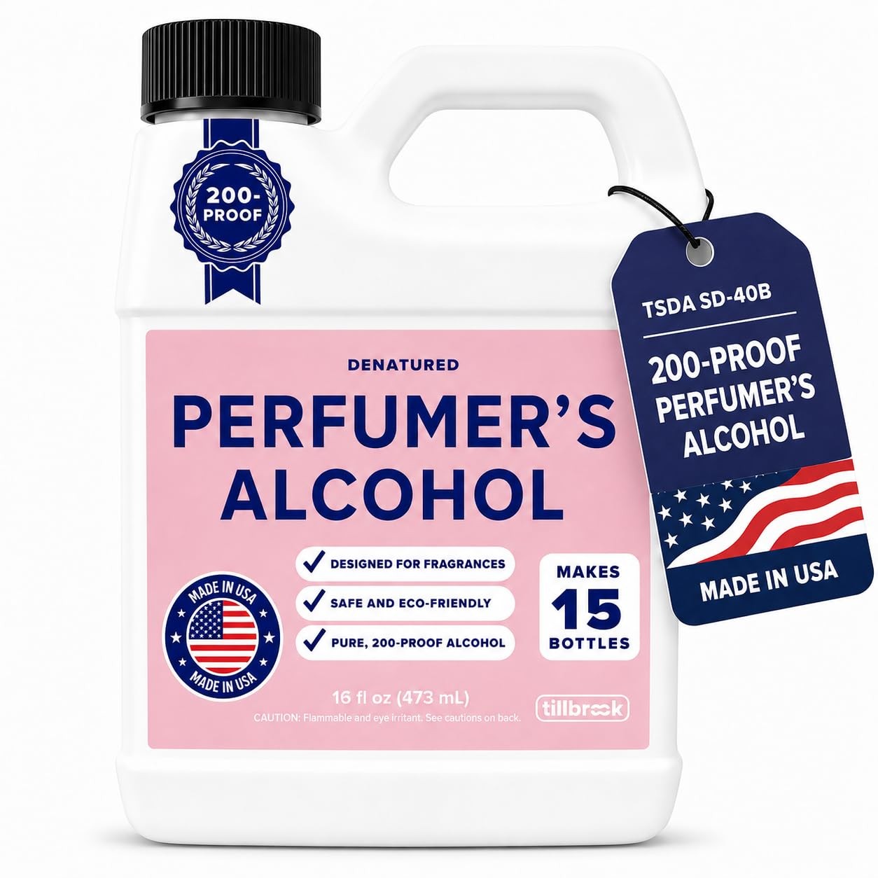 Perfumer’s Alcohol – 16 oz Perfume Grade Alcohol for Fragrance Making Kit – 2…