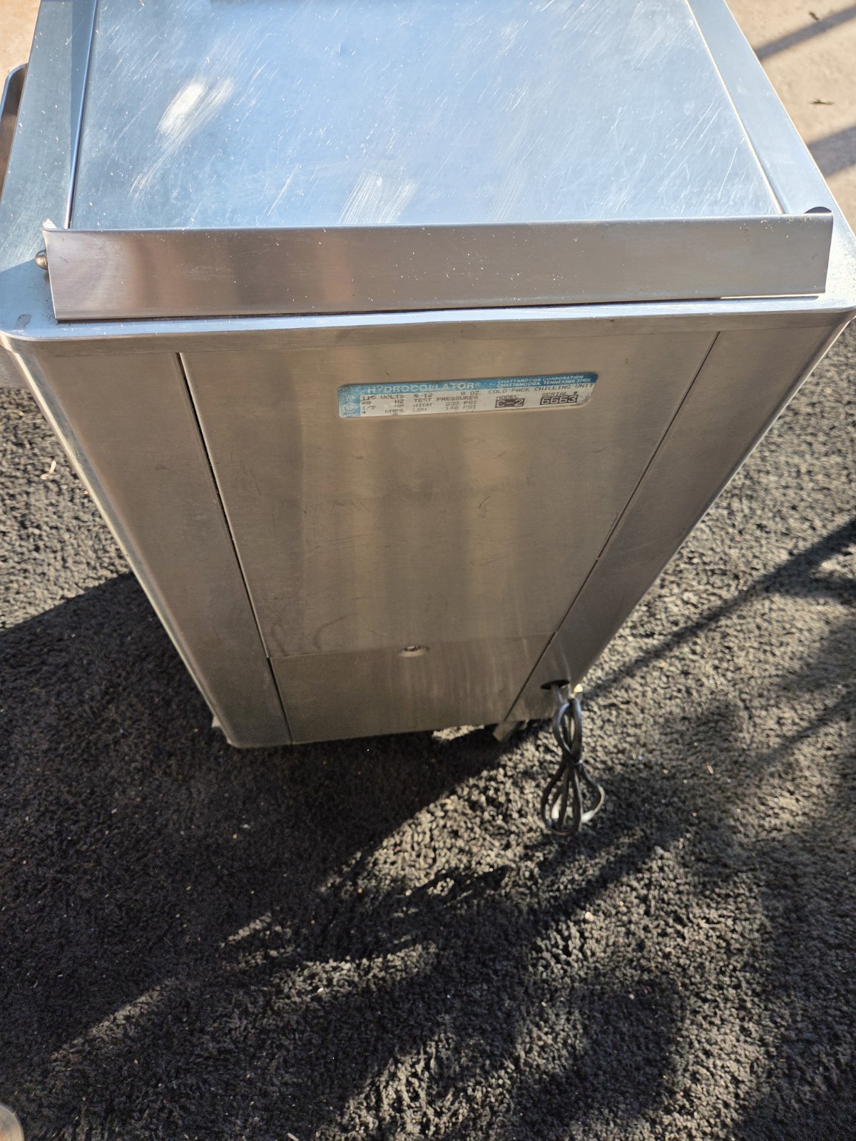 Chattanooga C-2 Hydrocollator Cold Pack Chilling Unit (MAB-9104) /R12/115V/GOOD