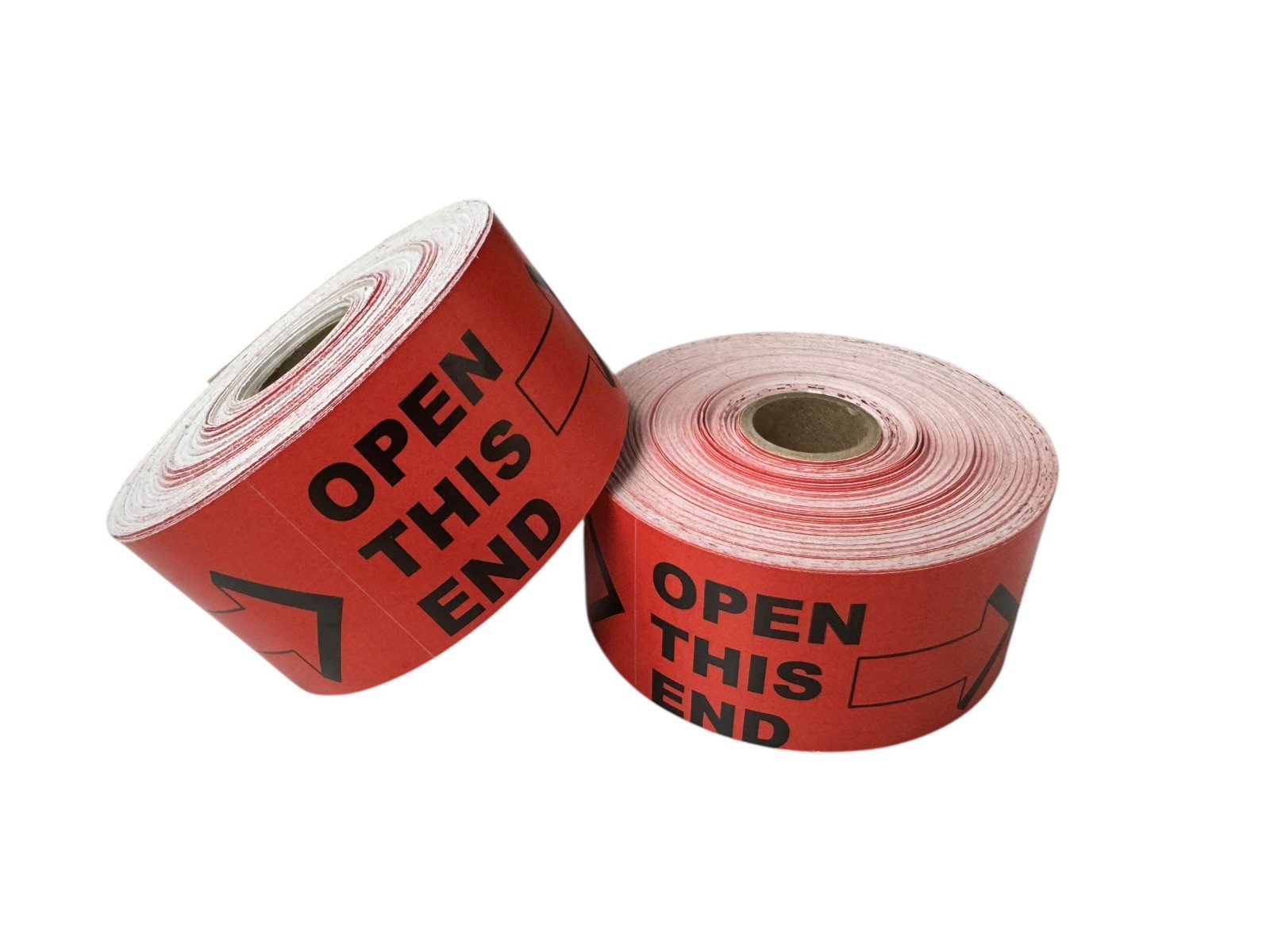 Shipping Labels- 2×4 Open This End (Side Arrow) 500 labels per roll, 1-12 Rolls
