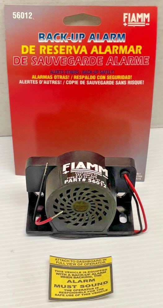 Back-Up Reverse Beeper Alarm Warning for Van Bus Truck Forklift … Fiamm 56012