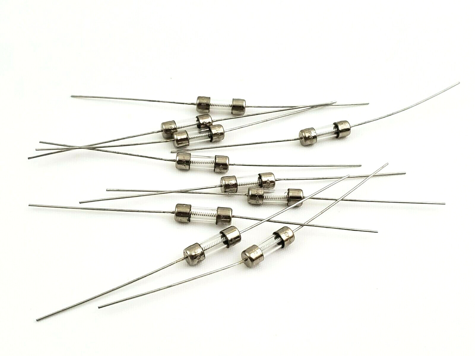 Box of 100 Littelfuse 2AG 3.5 Amp 250V Pigtail Glass Fuses 5×15 mm Slow Blow