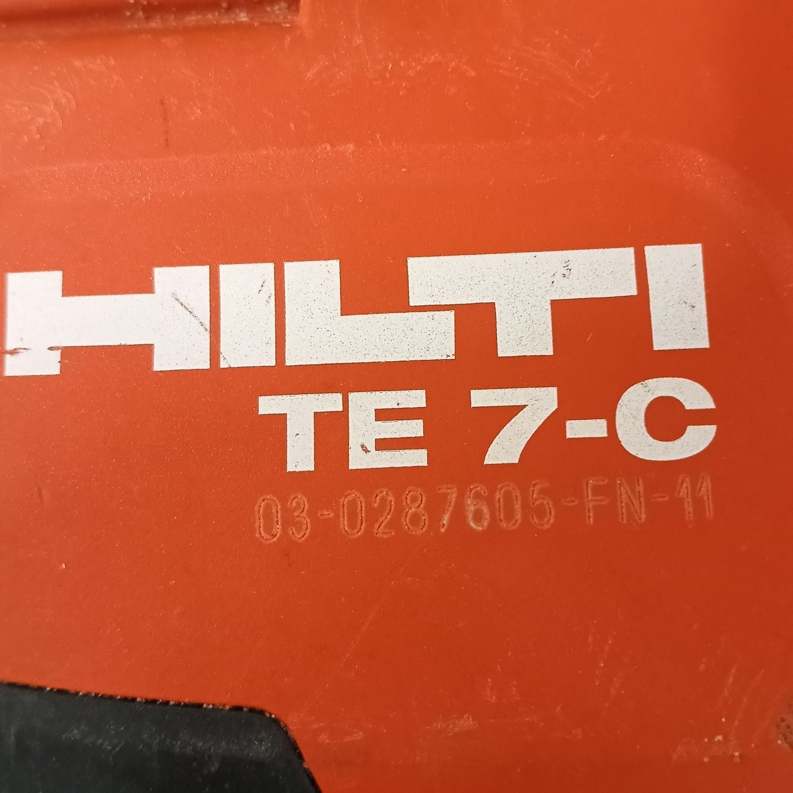 Hilti TE 7-C Electric Corded Rotary Concrete Hammer Drill – WORKING