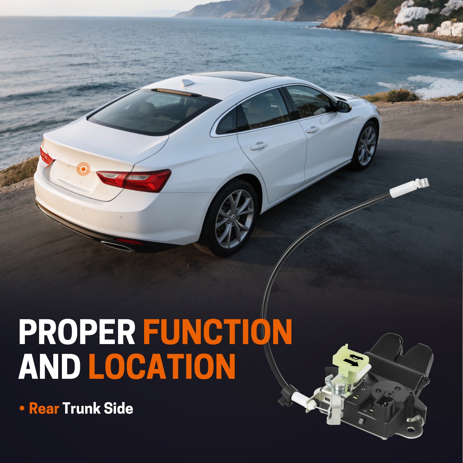 SINTLY Rear Trunk Latch Lock Actuator for 2009-2015 Hyundai Sonata 812303Q000