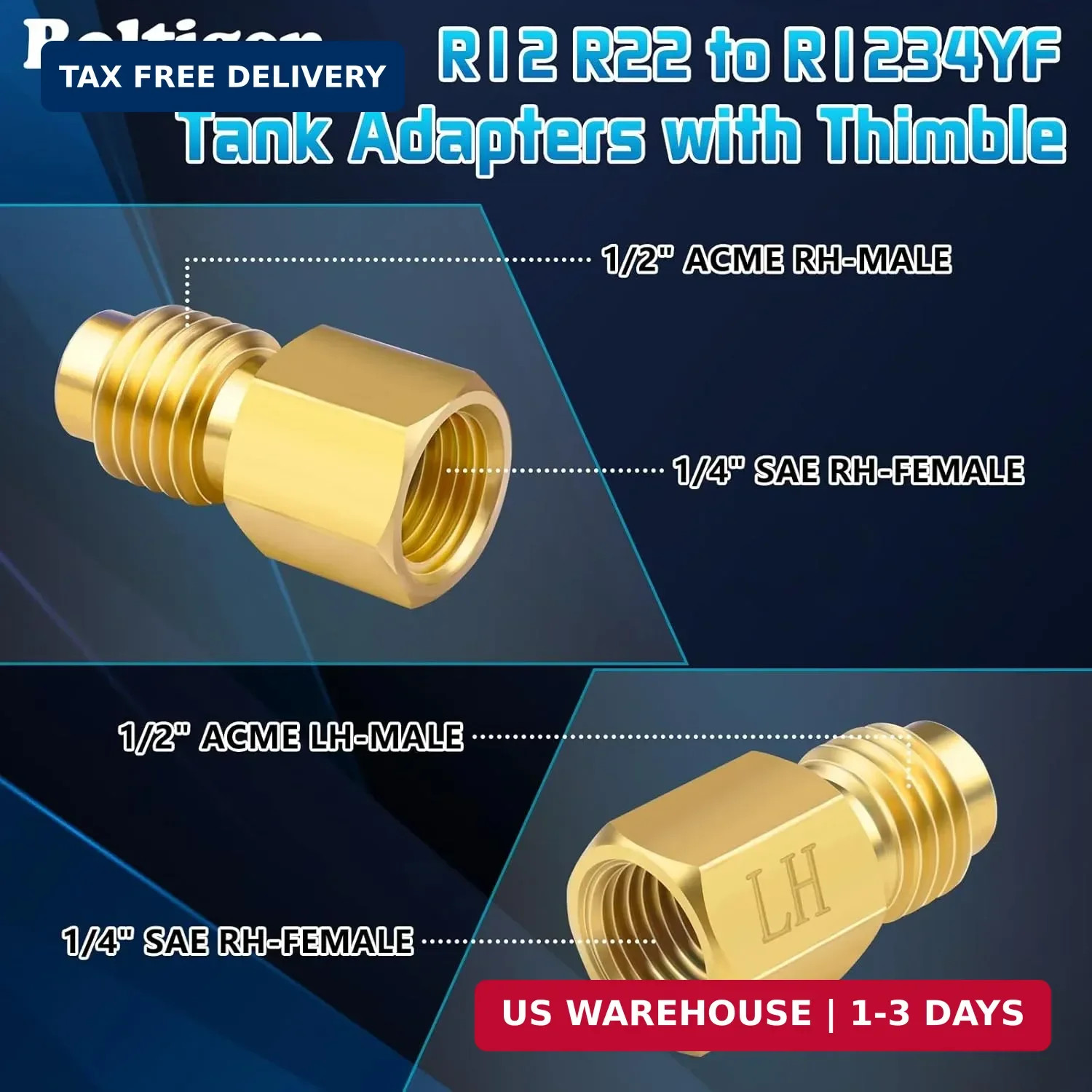 R1234YF Can Tap, R1234YF Self-Sealing and Puncture Style Refrigerant Can Tap Val