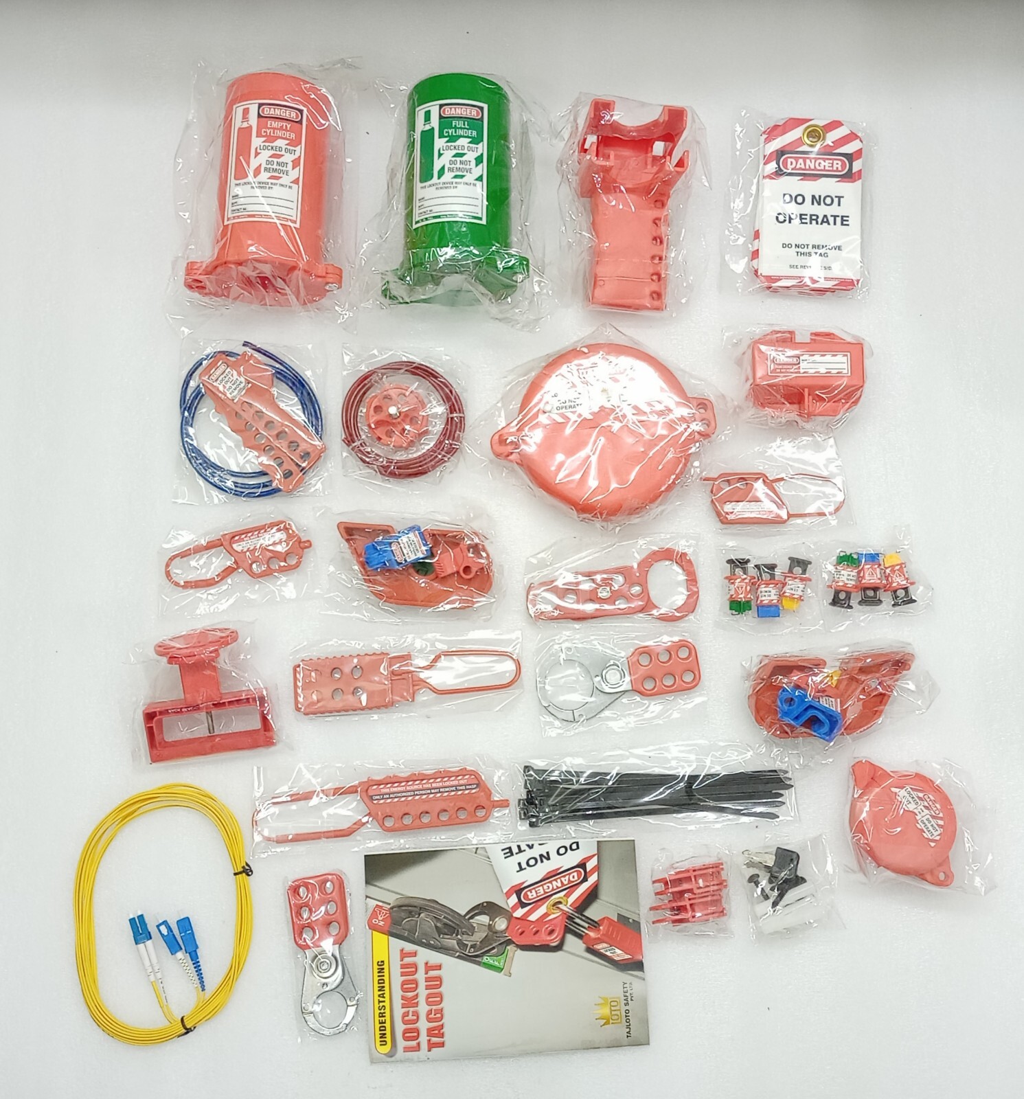 TAJLOTO SAFETY LOCKOUT / TAGOUT STATION (ACCESSORIES AS SHOWN IN PICS)