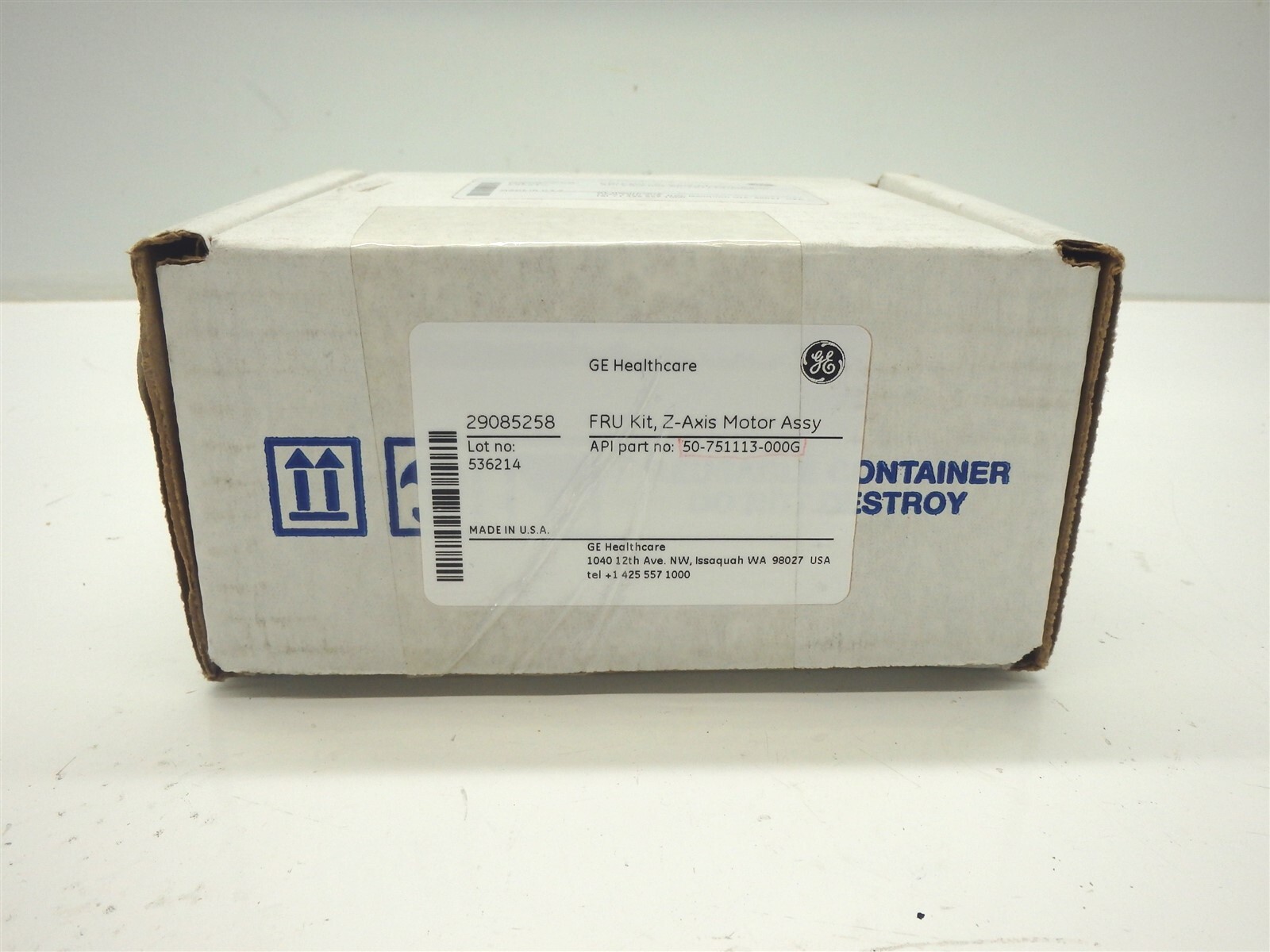 Lin Engineering 4118S-04D-12RO Hybrid Stepper Motor Z-Axis GE 29085258