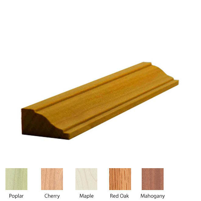 EWPM11 Panel Moulding Trim, 7/16″ x 7/8″ Unfinished Solid Hardwood Trim