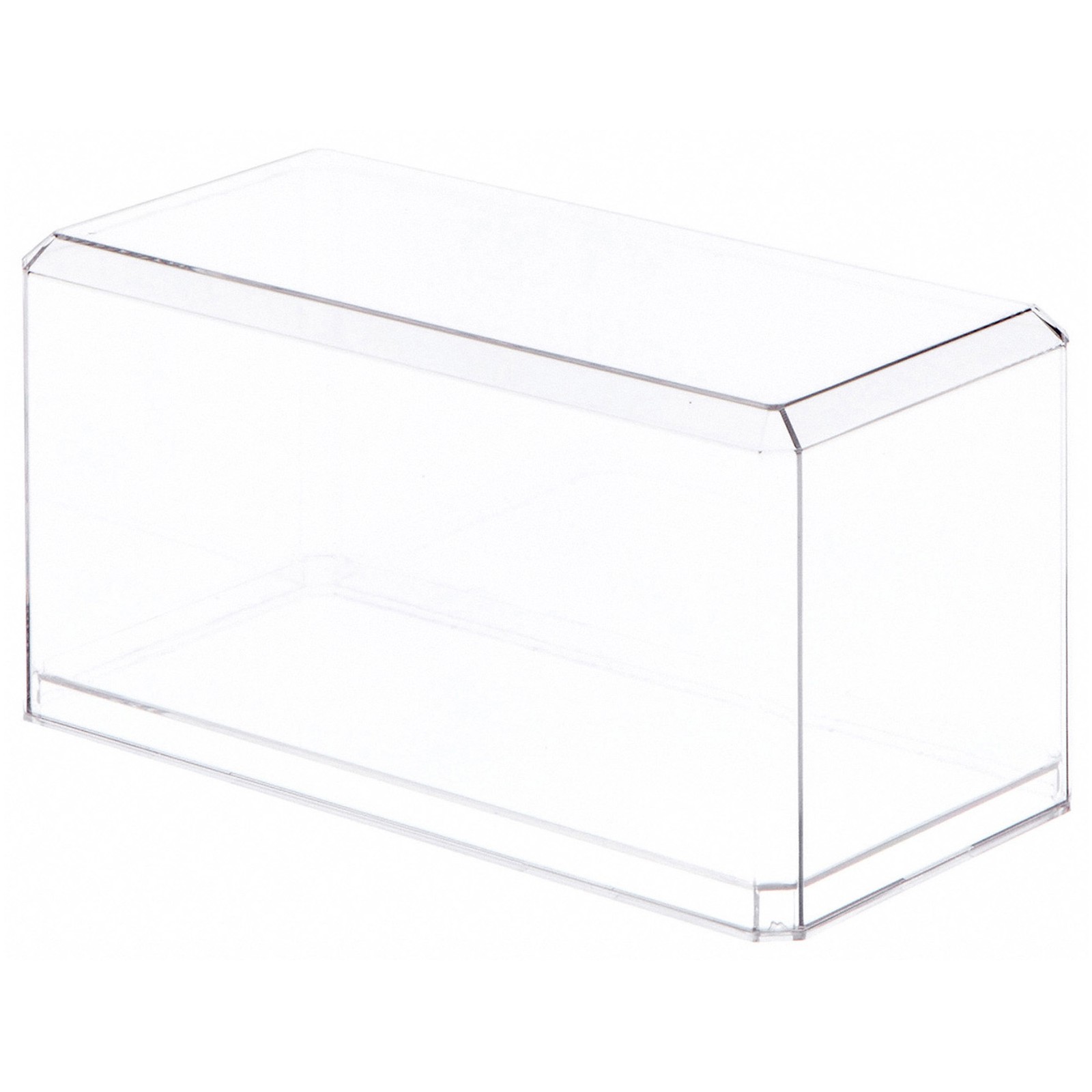 Pioneer Plastics Clear Beveled Edge Case, 4.375″ x 4.125″ x 9″ (8 inch dolls)