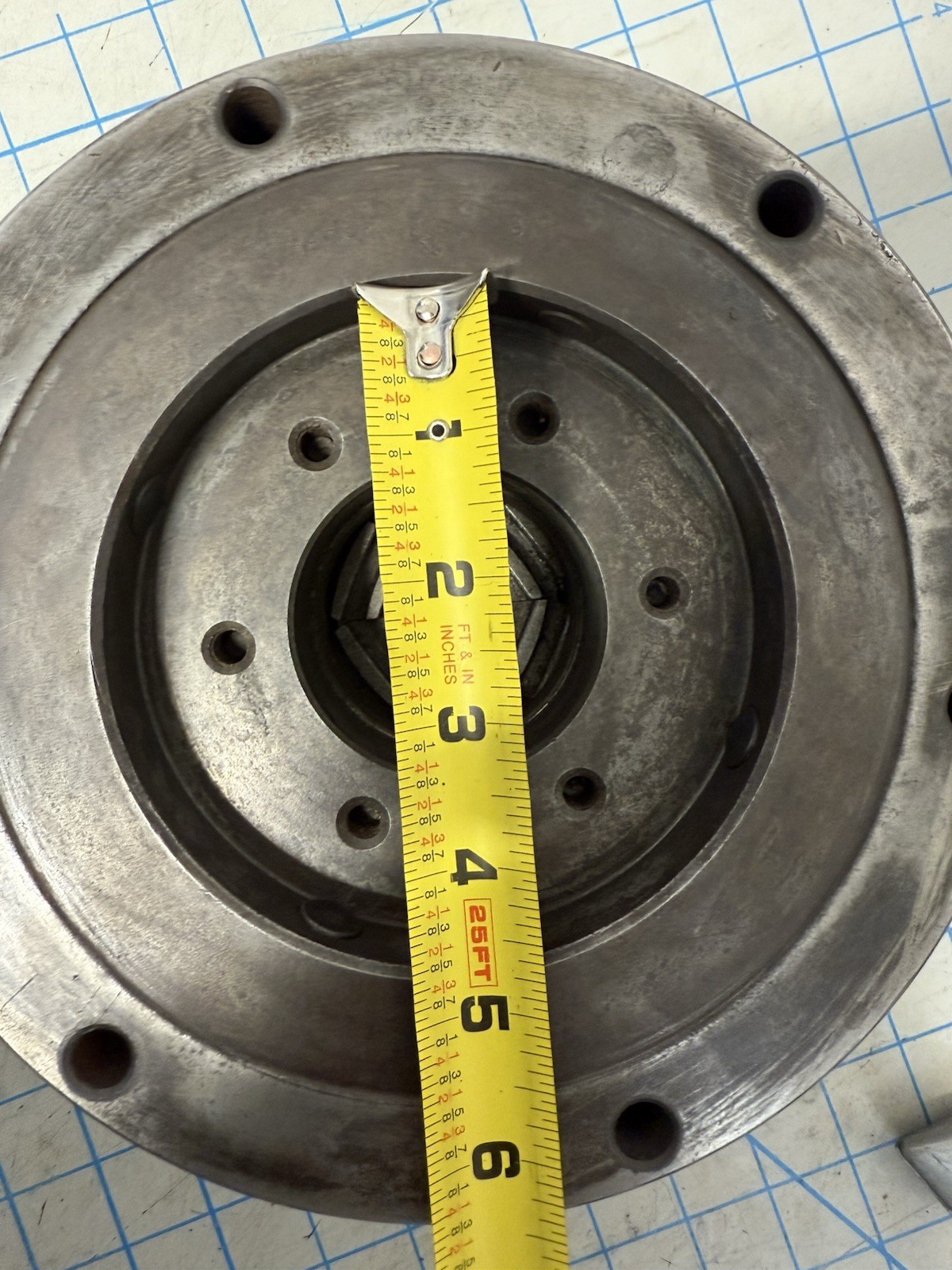 8-1/4″ BUCK 6 Jaw Lathe Chuck #4862 Made in USA – No key see details