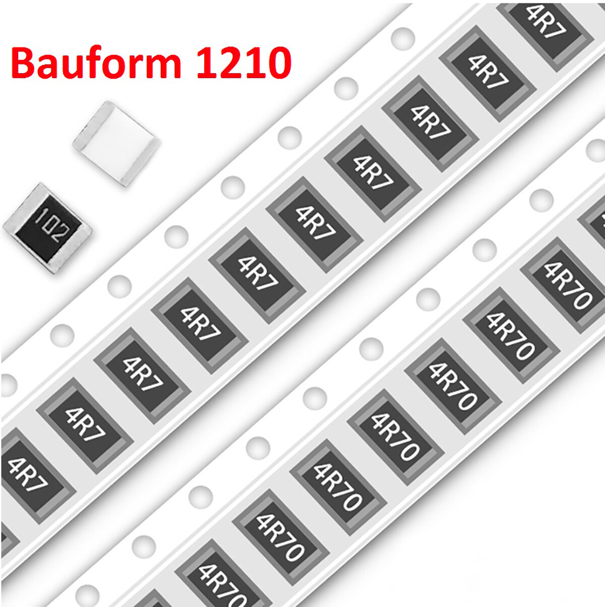 1210 SMD Resistors 1/3W SMT Resistance ±5%- Full Range of Values ( 0Ω to 10MΩ )