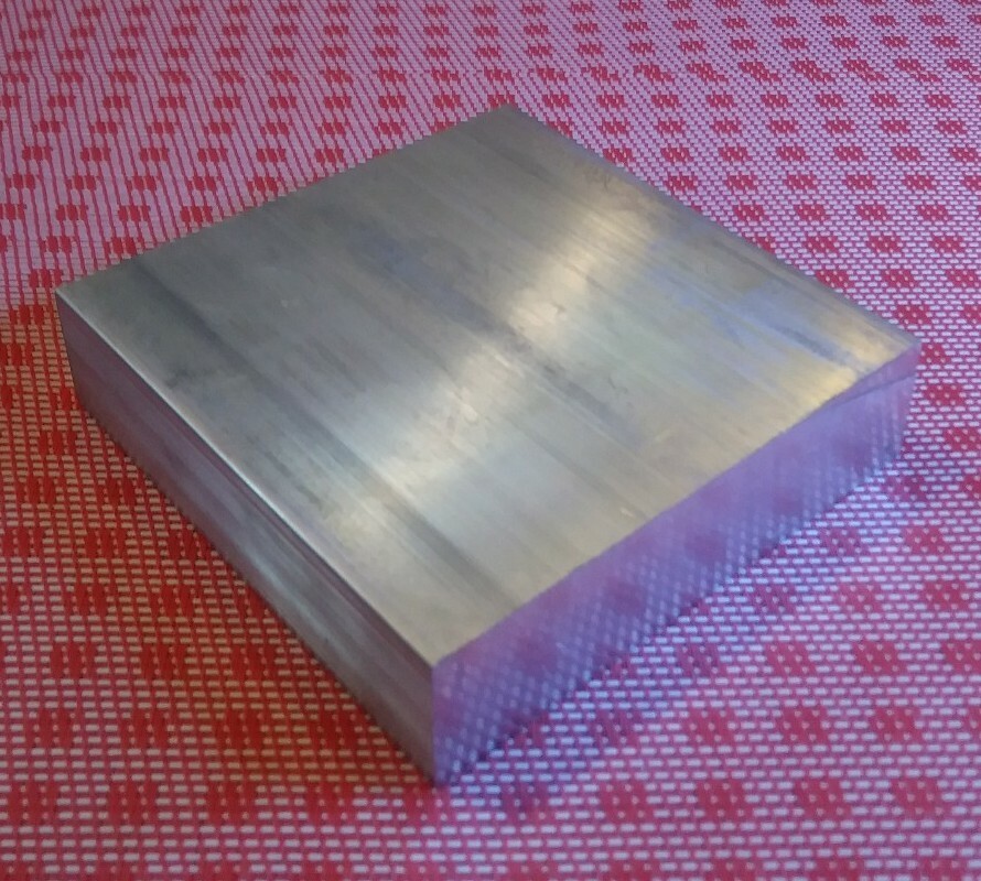 1.5″ X 4″ X 4″ aluminum 6061 T6511 new solid plate flat bar stock mill block MT