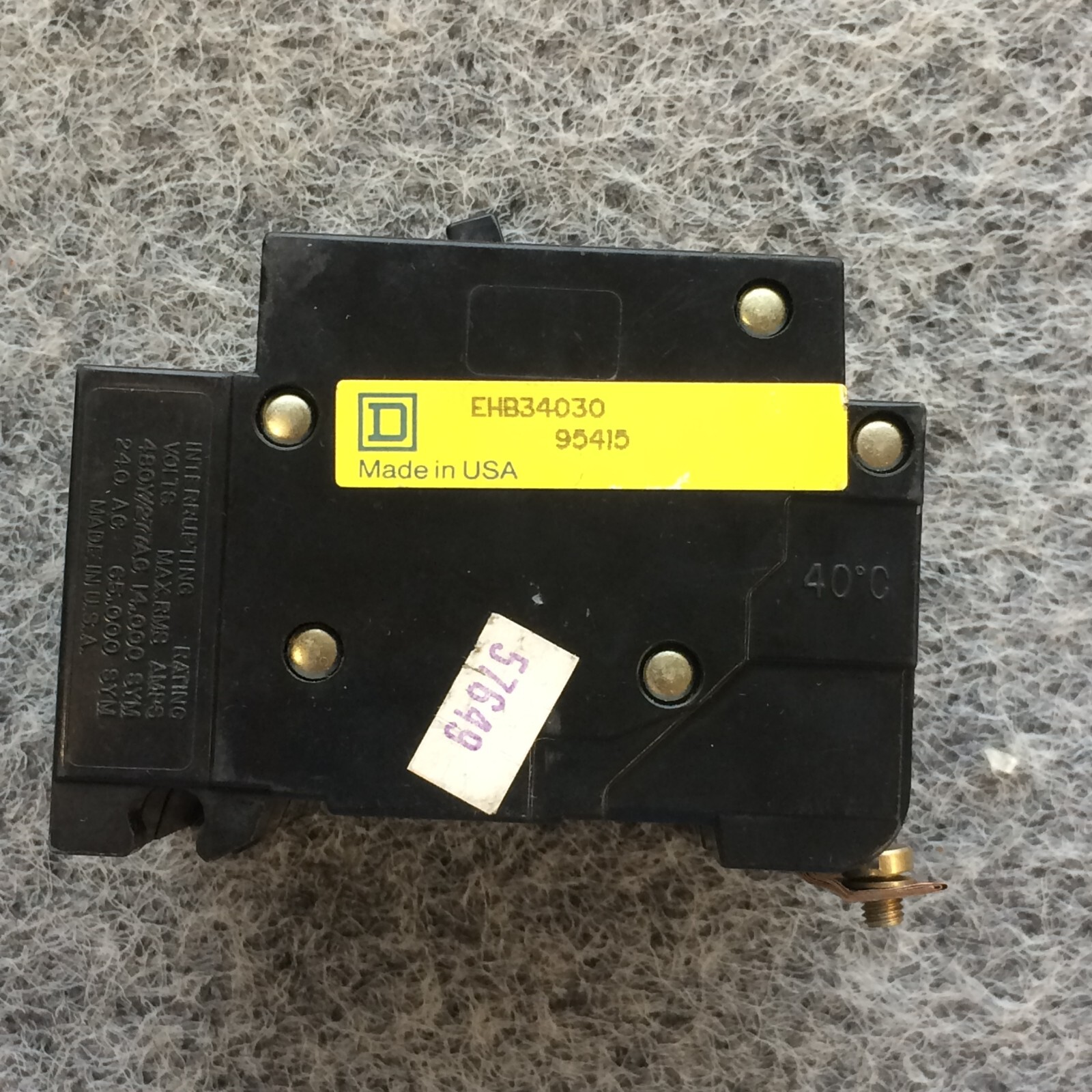 NOS Square D EHB34030 3 Pole Circuit Breaker 30 Amp *Ships Same Day*