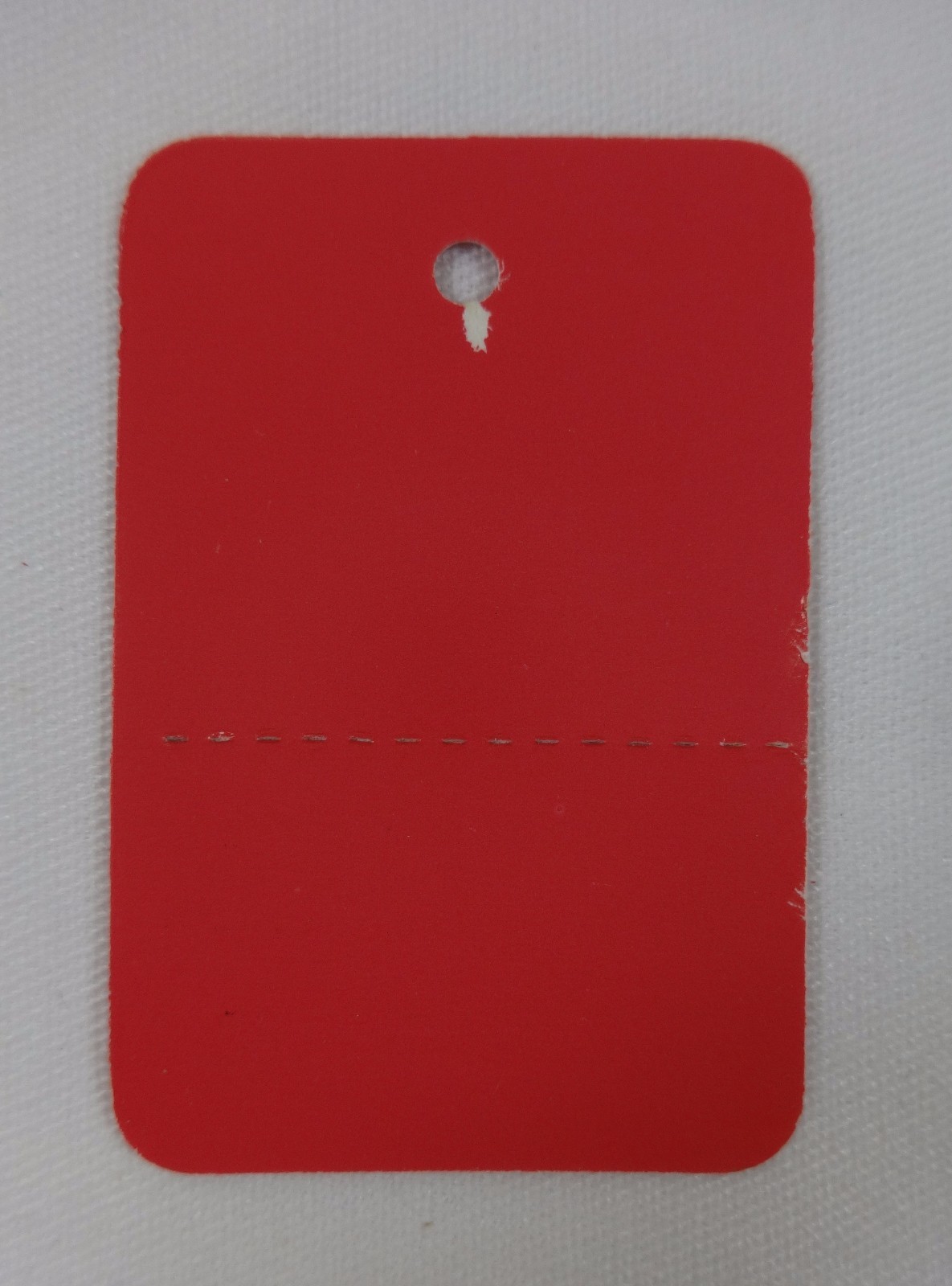 100 Red Unstrung Coupon Garment Merchandise Price Tags Large