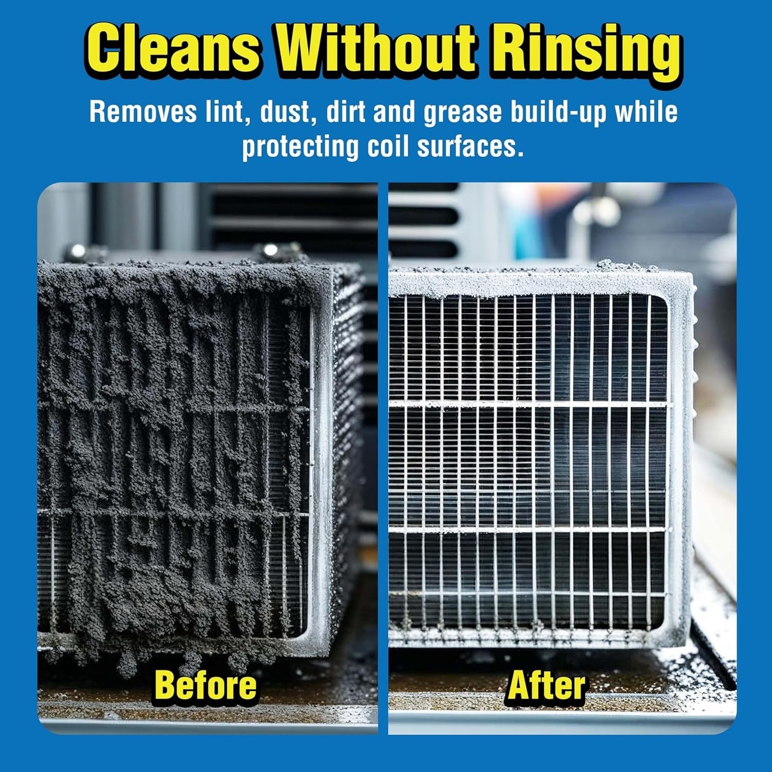 Coil Safe Evap Coil Cleaner, 1 Gallon, Self-Rinsing, Neutral pH, Non-Toxic, F…