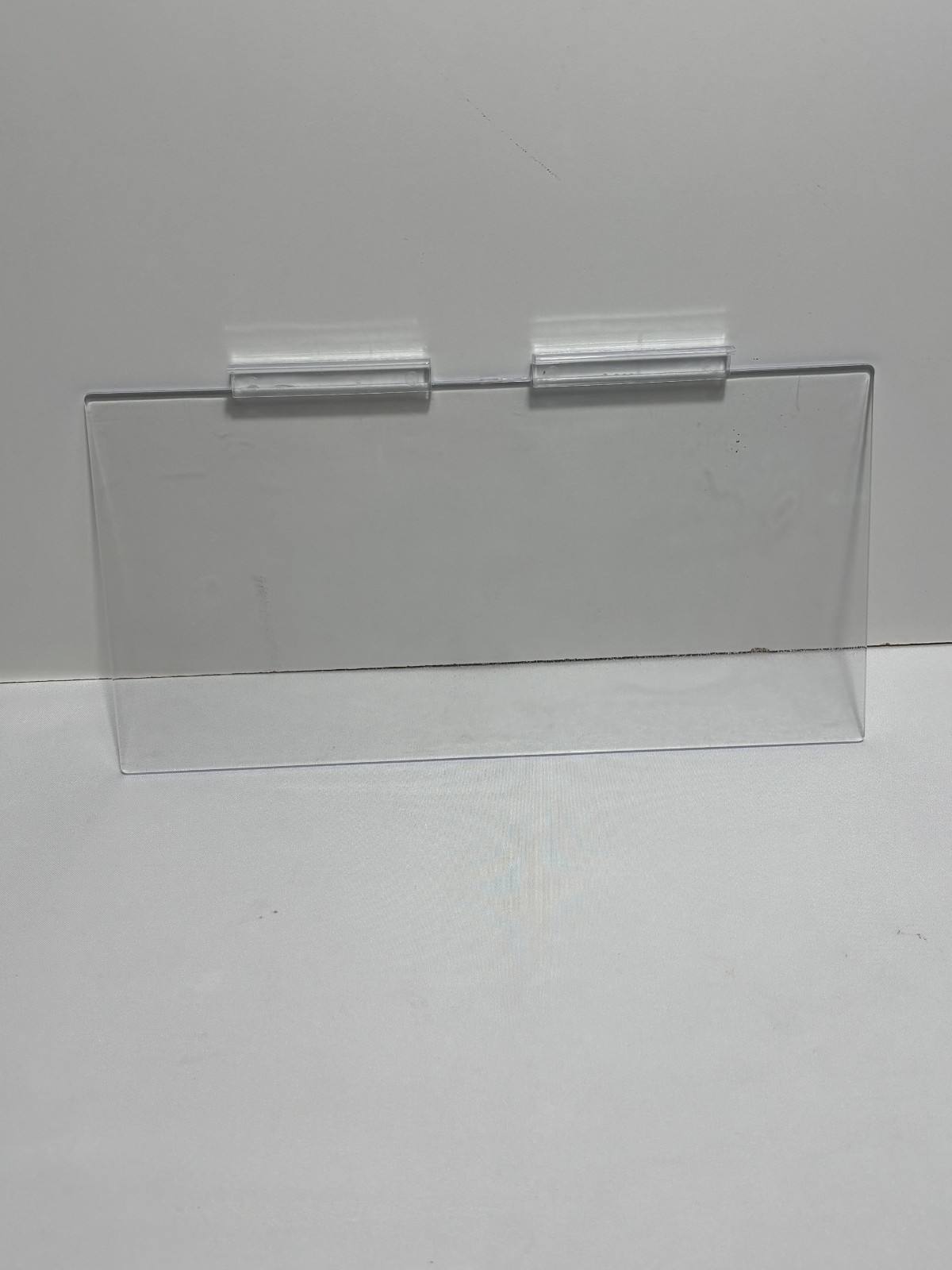 Lot of 45 Slatwall Shelves Shoe 12″ x 6″ Flat Styrene Clear Acrylic Slats
