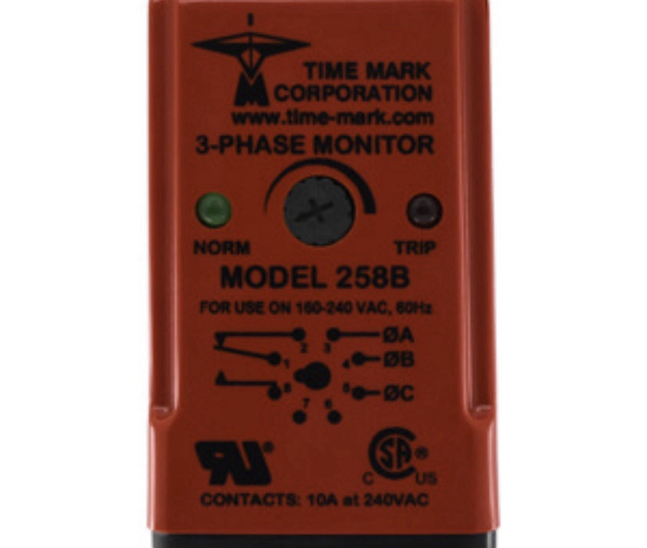 Time Mark Corp. 3-Phase Monitor 258B-240VAC