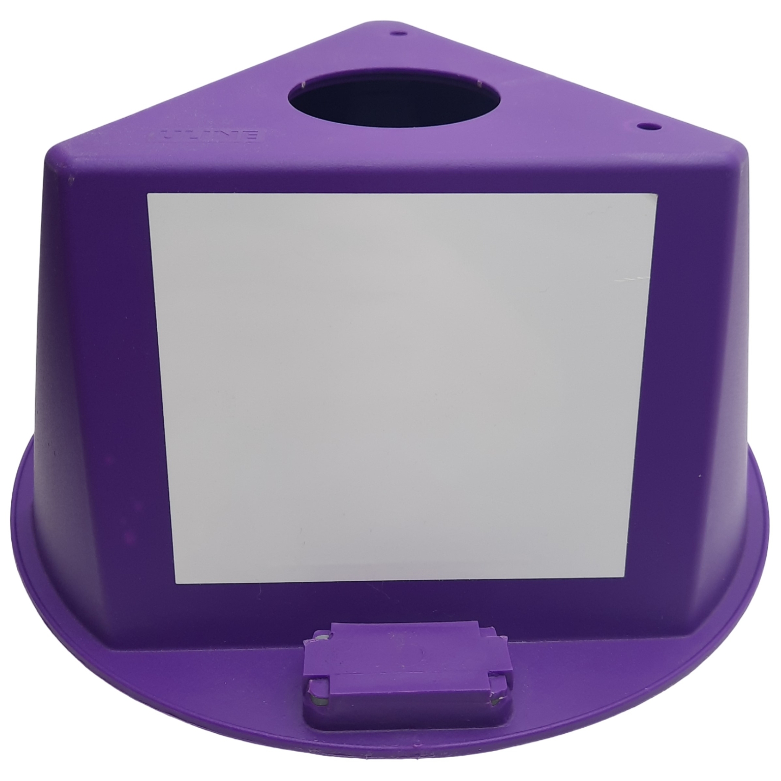 Lot of 4 Uline S-20671P Inventory Control Cone, Purple, 5″ x 10″ x 10″, Magnetic