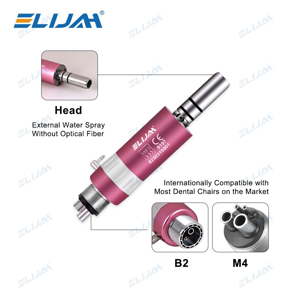 Dental High Speed/Slow Low Speed Handpiece Contra Angle Air Motor Kits 2/4 Holes