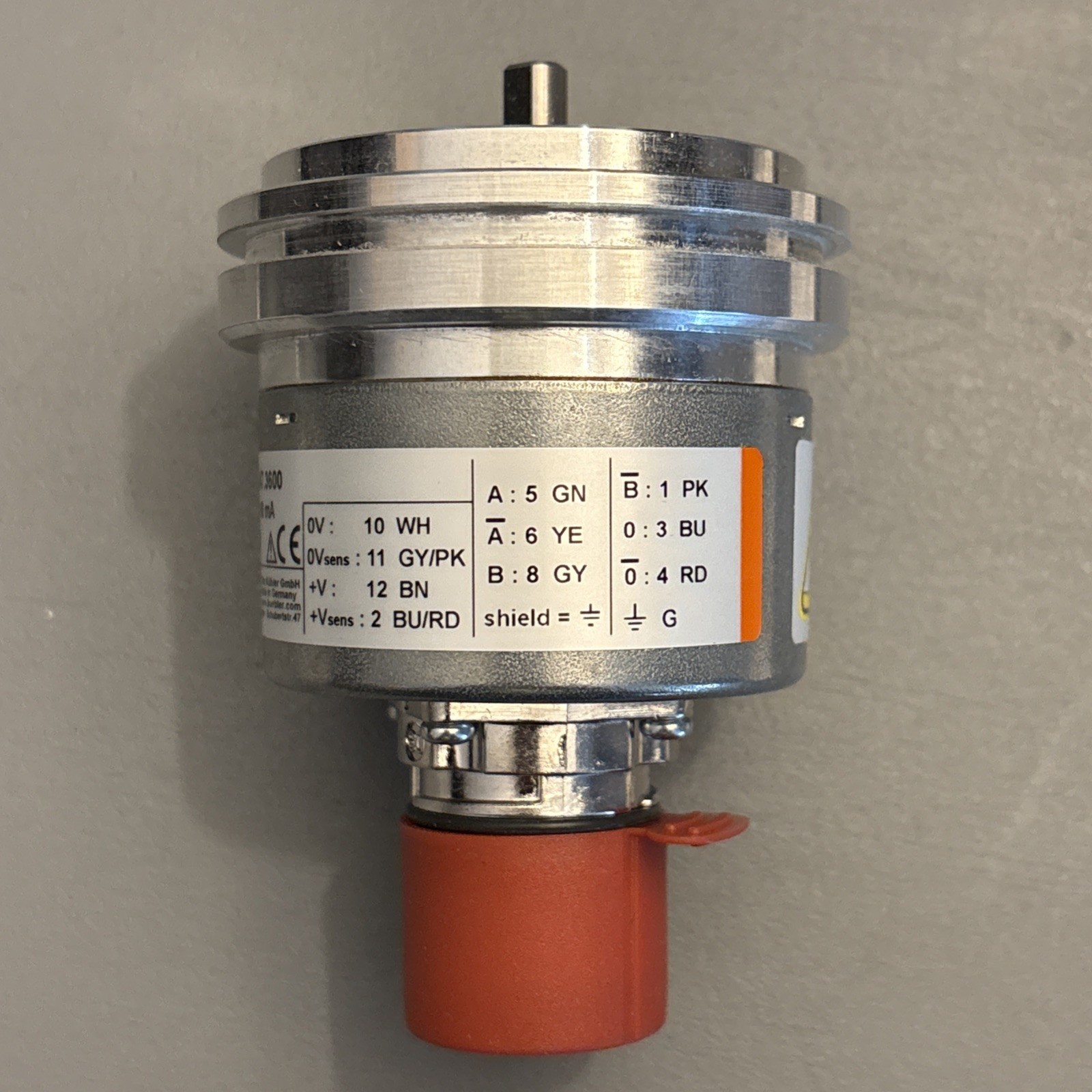 Kubler Sendix 5000 series Incremental Encoder 3600 PPR 8.5000.B147.3600