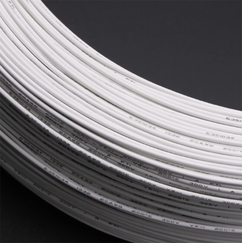 PTFE Cable Wire 12/14/16/18/20/22/24/26/28 AWG Flexible Tinned Copper Stranded