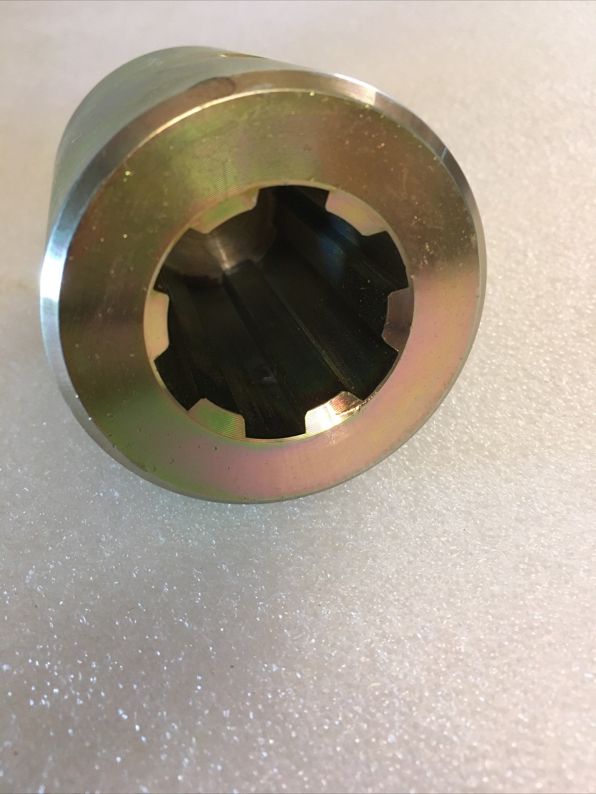 PTO Adapter 1-3/8″ 6 Spl Female x 1-1/8″ 6 Spline Male – Extends PTO 2-7/8″