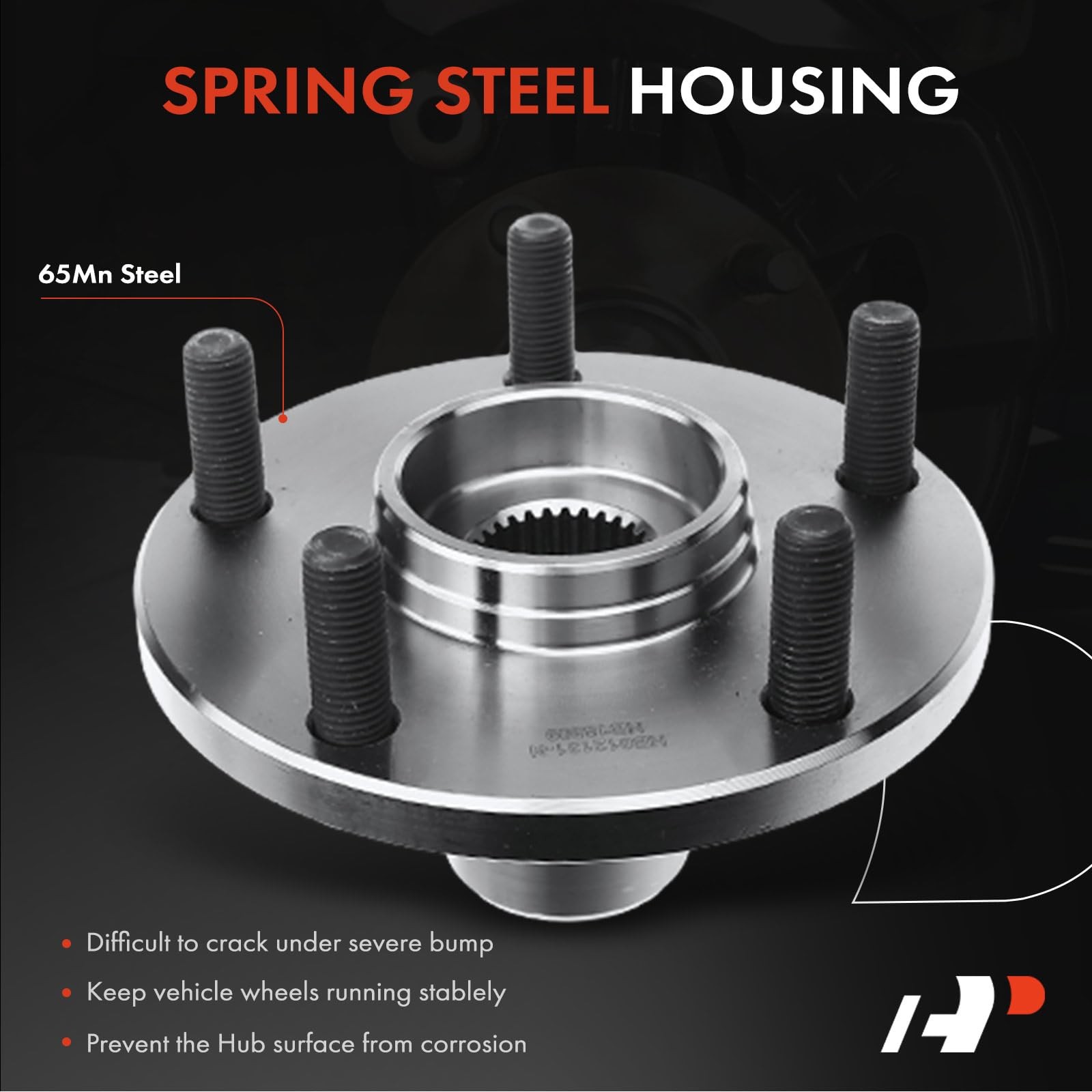 Front and Rear Brake Rotors & Pads & Wheel Bearing and Hub Kit