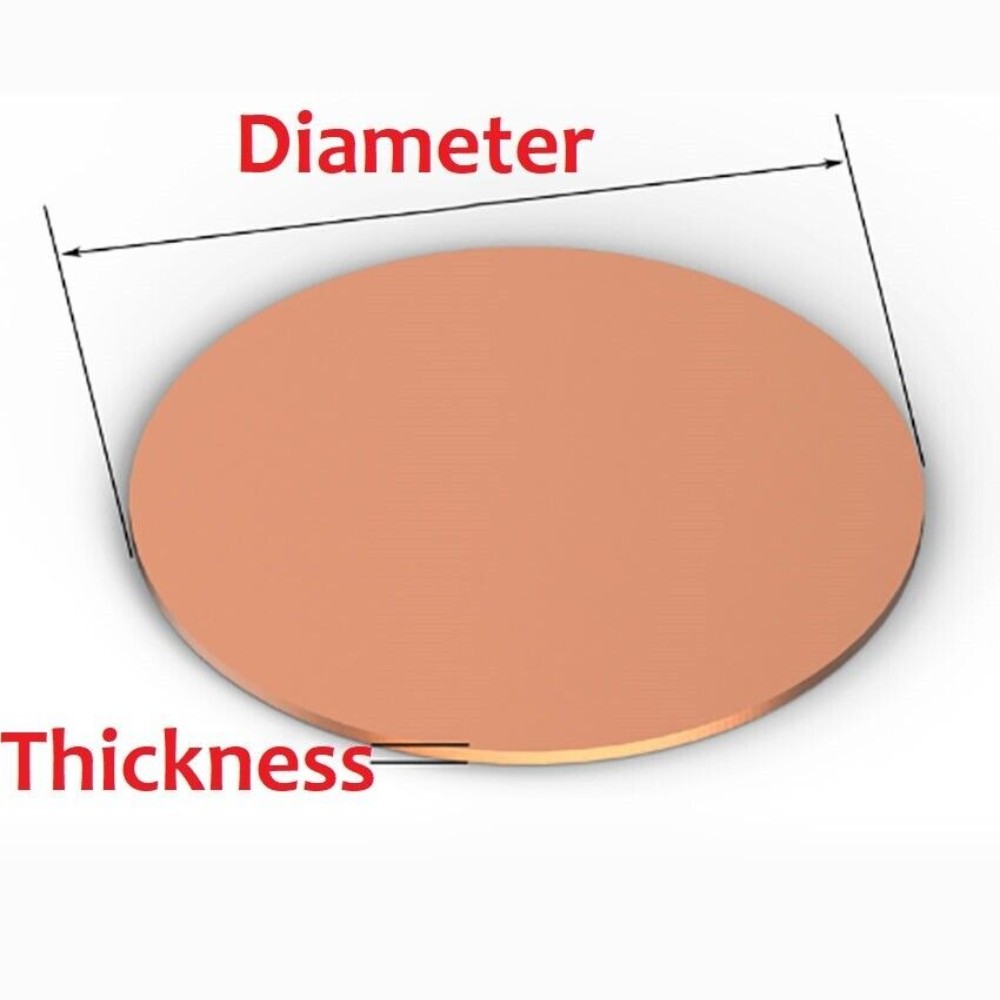 Copper Discs Round 0.5mm – 5mm Copper Metal Discs Round Solid Copper Discs